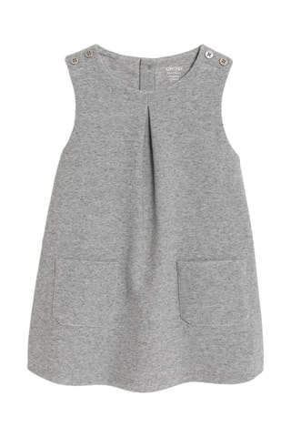 Jurk en T-shirt - Grijs en Wit - Obaïbi