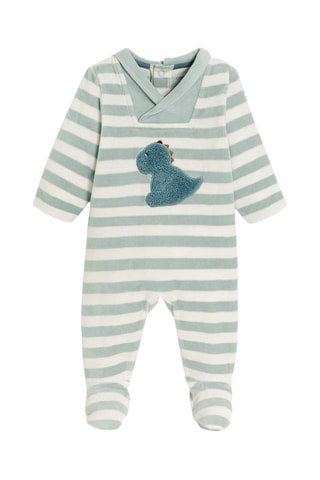 Velours Pyjama - Donkergroen Obaïbi