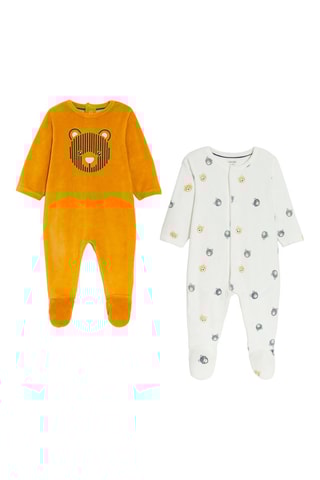 2 Pyjama's - Geel - Obaïbi