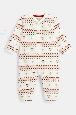 Velours Pyjama - Rood - Obaïbi