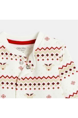 Velours Pyjama - Rood - Obaïbi