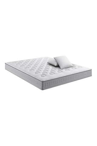 Ensemble matelas à ressorts ensaché Initial et 2 oreillers - Epaisseur 23 cm - Ferme