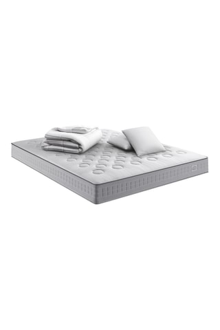 Ensemble matelas à ressorts ensachés Initial, couette et 2 oreillers  - Epaisseur 23 cm - Ferme