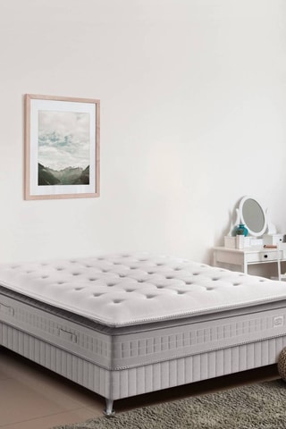 Ensemble matelas à ressorts ensachés et sommier Classique Extension - Epaisseur 29 cm - Ferme
