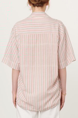 Camisa Victoire Branco e rosa