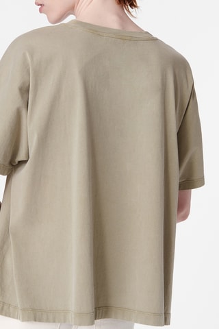 T-shirt oversize Thera - Caqui