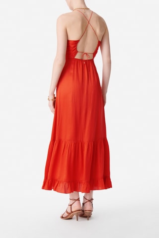 Vestido comprido Alexandra - Laranja
