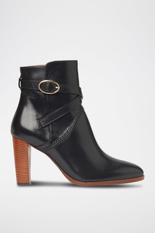 Botins de couro - Preto