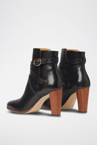 Botins de couro - Preto