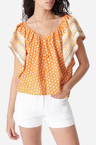 Blusa - Laranja - Souleiado x Vanessa Bruno