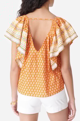 Blusa - Laranja - Souleiado x Vanessa Bruno
