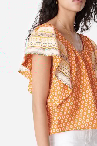 Blusa - Laranja - Souleiado x Vanessa Bruno