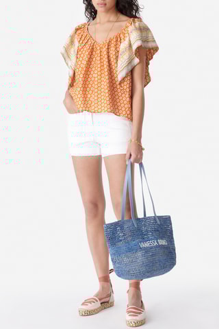 Blusa - Laranja - Souleiado x Vanessa Bruno