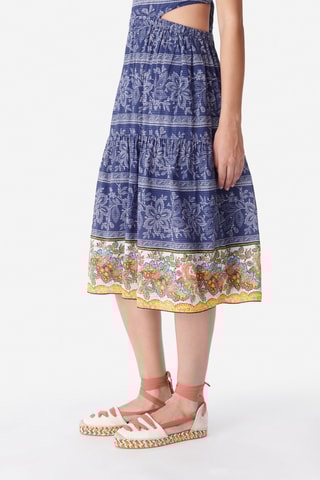 Vestido midi - Azul - Souleiado x Vanessa Bruno