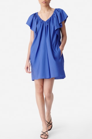 Vestido trapézio - Azul-real - Souleiado x Vanessa Bruno