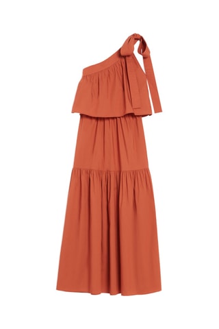 Vestido assimétrico - Ferrugem - Souleiado x Vanessa Bruno