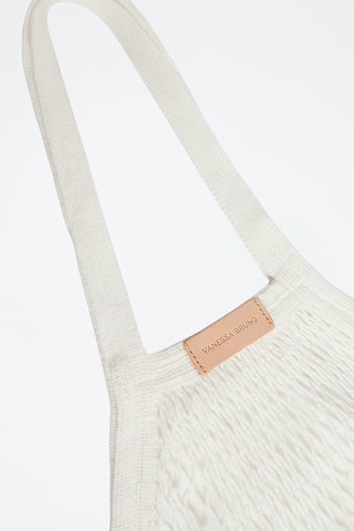 Tote bag dip and dye em algodão biológico - Branco