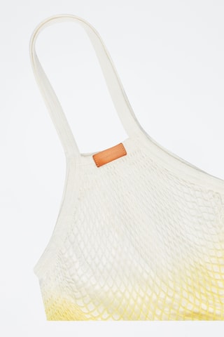 Tote bag dip and dye em algodão biológico - Branco