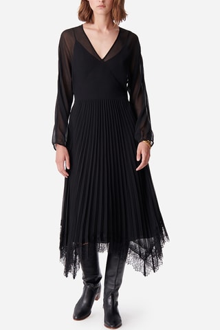 Vestido midi - Preto