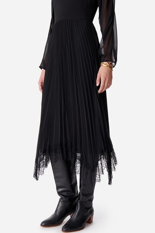 Vestido midi - Preto