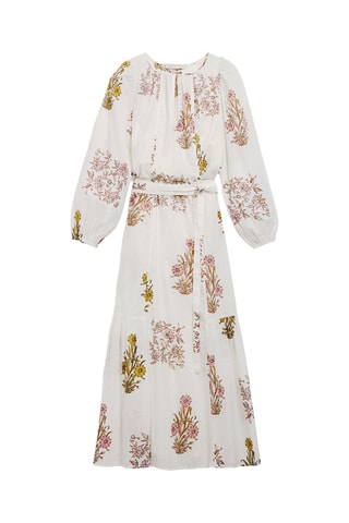 Vestido midi - Cru