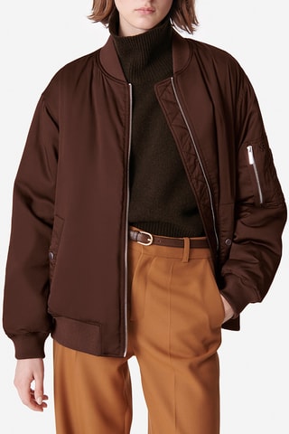 Bomber oversize - Castanho