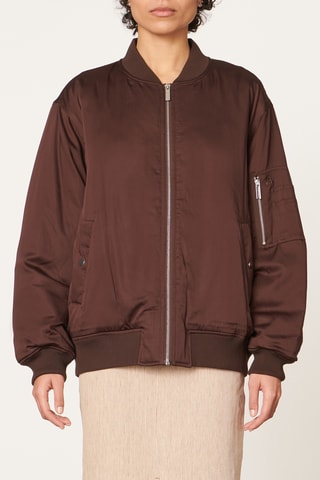Bomber oversize - Castanho
