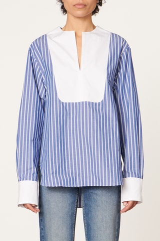 Blusa oversize - Azul-real