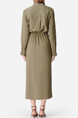 Vestido comprido - Caqui