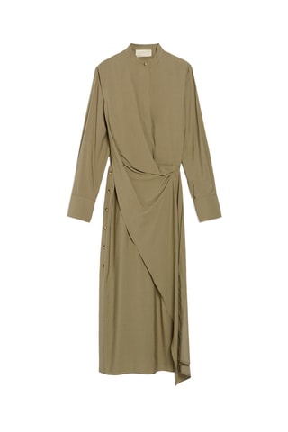 Vestido comprido - Caqui
