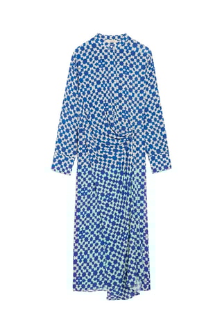 Vestido comprido - Azul-real