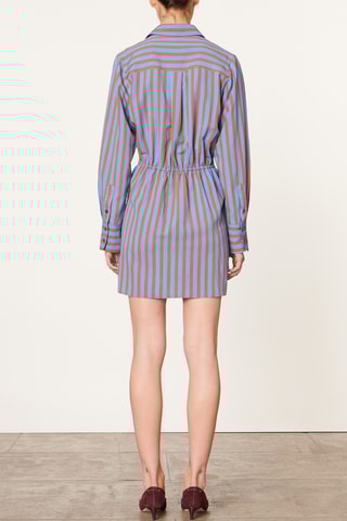 Vestido-camisa - Azul-claro