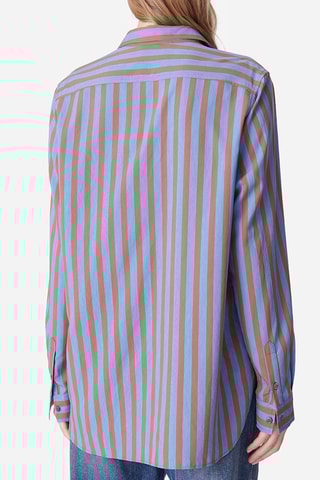 Camisa oversize - Azul-claro