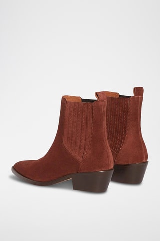 Botins em nobuck - Castanho