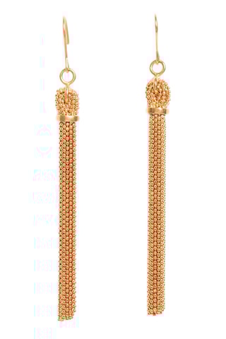 Brincos folheados de ouro amarelo