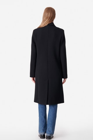 Sobretudo oversize em lã Dionysos - Preto