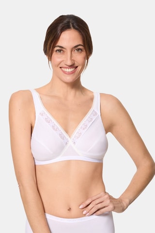 2 soutiens Cœur croisé - Branco - Playtex