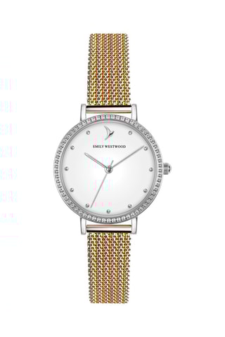 Montre à quartz en acier - Doré et argenté - Emily Westwood