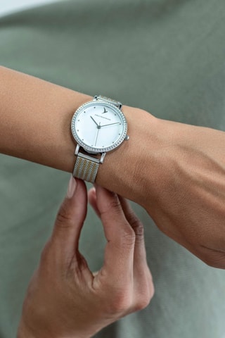 Montre à quartz en acier - Doré et argenté - Emily Westwood