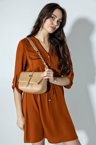Sac porté épaule Ariana - Beige - Emily Westwood