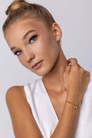 Bracelet Jazlyn - Plaqué or jaune et nacre - Emily Westwood