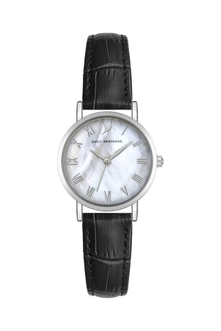 Montre à quartz en cuir et nacre - Emily Westwood