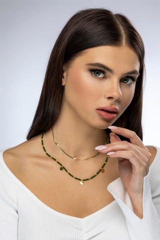 Collier - Vert et doré - Emily Westwood