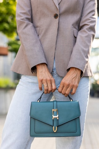 Sac à main - Bleu canard - Emily Westwood