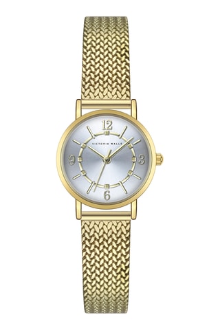 Montre à quartz en acier - Doré et argenté - Victoria Walls