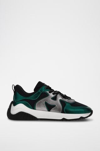 Leren Sneakers - Groen