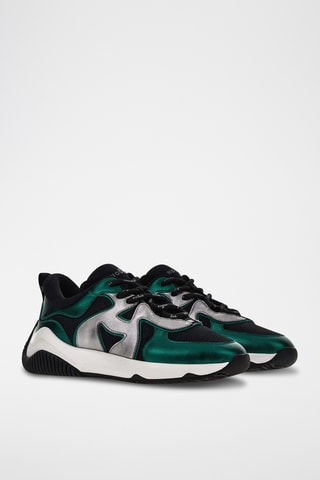 Leren Sneakers - Groen
