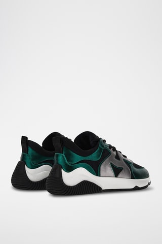 Leren Sneakers - Groen
