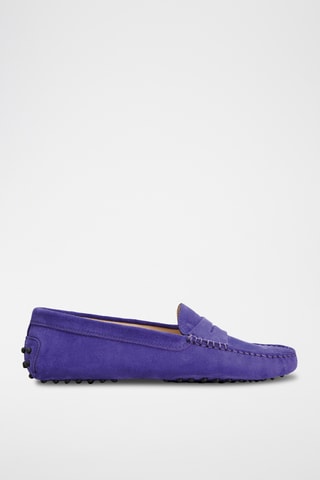Leren Mocassins - Paars