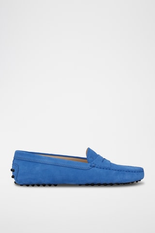 Leren Mocassins - Blauw